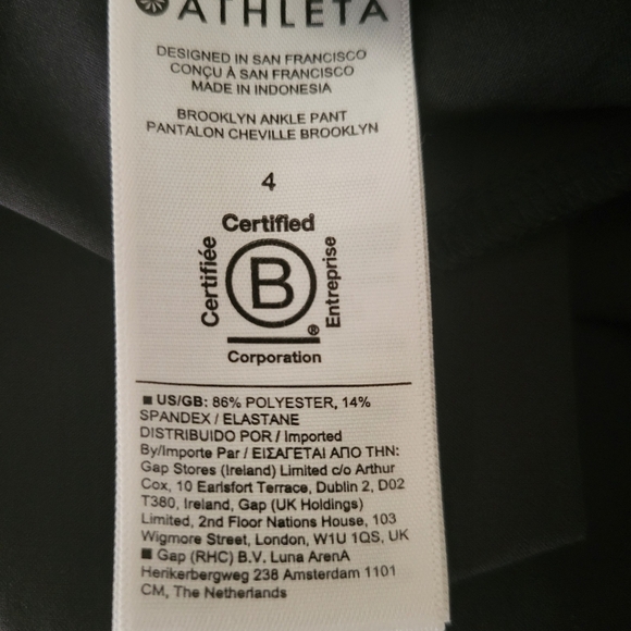 Athleta Brooklyn Ankle Pant Size 4 - Picture 7 of 9